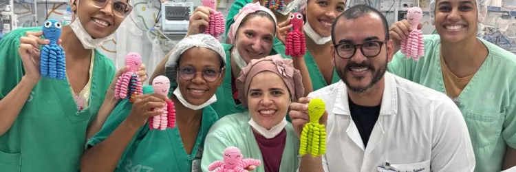 Projeto “Migas Polvinhos” chega ao HRJ e fortalece cuidado humanizado com bebês prematuros
