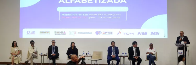 Seminário Estadual Bahia Alfabetizada mobiliza 348 municípios e fortalece pacto pela aprendizagem na idade certa