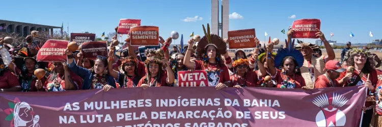 Mais de 450 indígenas representam a Bahia na  IV Marcha e I Conferência Nacional das Mulheres Indígenas, em Brasília