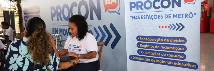 Estação Rodoviária do Metrô recebe mutirão itinerante do Procon-BA