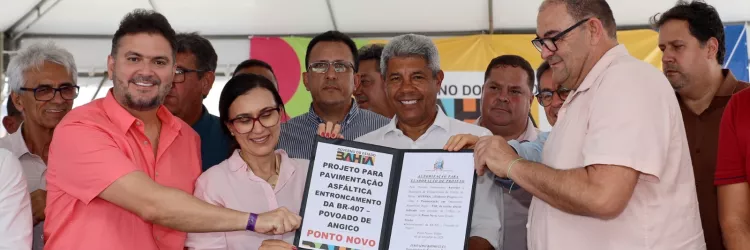 Desenvolvimento e inclusão marcam visita do governador Jerônimo ao município de Ponto Novo