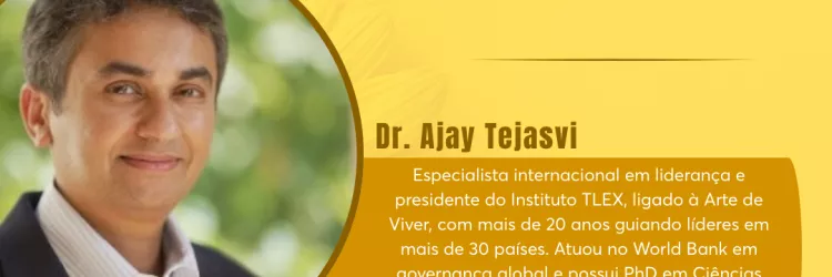 Autorregulação emocional é tema de palestra com Ajay Tejasvi no Setembro Amarelo da PGE-BA