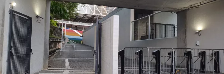 Estacionamento gratuito da Concha Acústica agora será com reserva pela Sympla  - Concha Acustica Novo Acesso