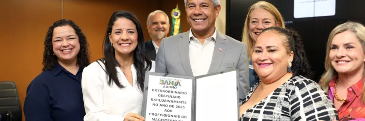 Jerônimo anuncia pagamento de precatório para professores e envia à Alba projeto de lei que concede abono extraordinário para a categoria