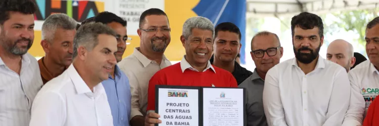 Centrais das Águas: Bahia lança programa para abastecimento de água em municípios do Semiárido baiano
