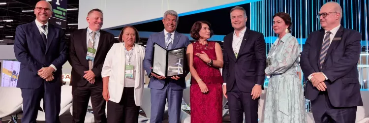 *Bahia lidera produção de energia eólica e governador recebe a comenda Embaixador dos Ventos*