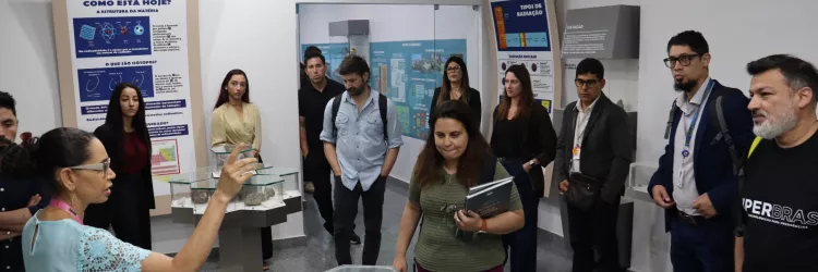 Delegações do Chile e do Peru participam de intercâmbio técnico no Museu Geológico da Bahia