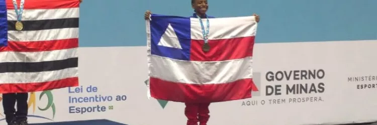 Estudante-atleta Enzo Lima