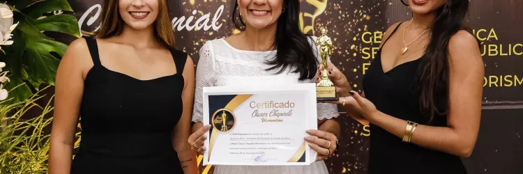 Educação da Bahia é homenageada no Prêmio Oscar Chapada Diamantina 2025
