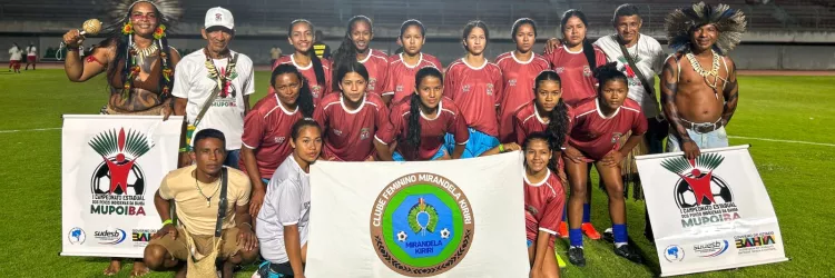 Estádio de Pituaçu sedia finais do 1º Campeonato Estadual dos Povos Indígenas da Bahia Mupoiba nesta quinta-feira (6)