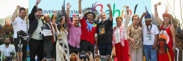 SDR anuncia edital do Bahia que Produz e Alimenta e firma ações de moradia e cultura para comunidades indígenas
