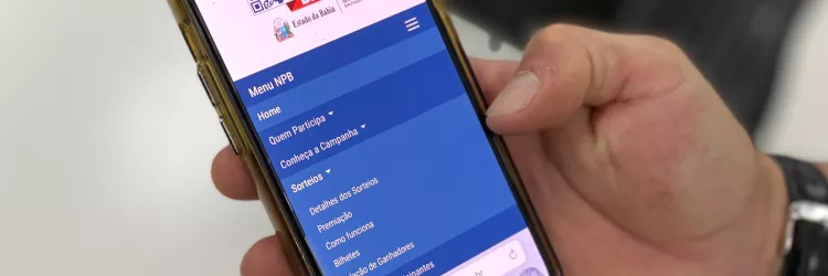 Ganhadora de R$ 100 mil da Nota Premiada fez cadastro na campanha após mensagem do ba.gov.br