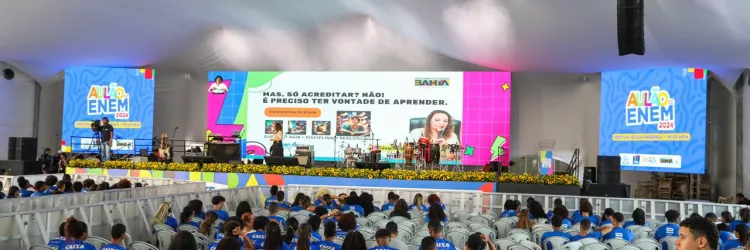 Aulão Prepara Enem em Salvador ganha nova surpresa musical para animar estudantes