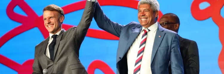 Jerônimo Rodrigues, Margareth Menezes e Emmanuel Macron abrem Festival Nosso Futuro Brasil–França, no Museu de Arte Moderna da Bahia