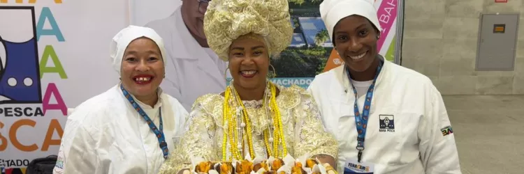 Estande da Bahia Pesca confere toque de baianidade à Fenacam