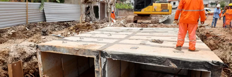 Macrodrenagem dos rios Jaguaribe e Mangabeira avança e alcança 80% de execução