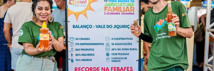 Vale do Jiquiriçá registra participação histórica na 16ª Feira da Agricultura Familiar