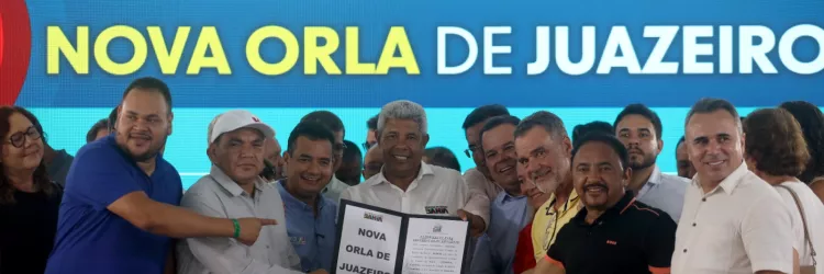 Em Juazeiro, governador entrega ambulância e autoriza obras na Orla pelo Novo PAC