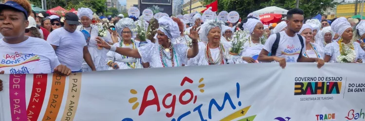 Marcas históricas do turismo baiano são celebradas na Lavagem do Bonfim 
