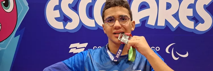 Jovem atleta de Licínio de Almeida representa a Bahia em projeto paralímpico nacional do CPB