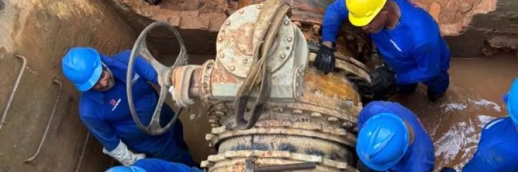 Abastecimento de água é suspenso em alguns bairros de Salvador para reparo de adutora