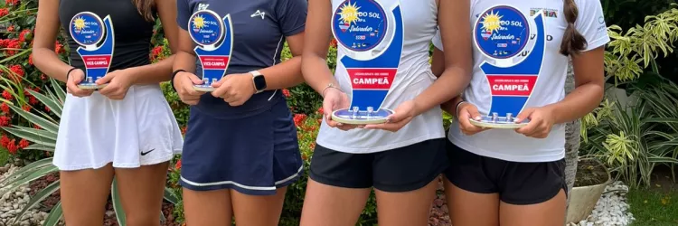 Tenistas baianos apoiados pelo FazAtleta conquistam títulos na etapa final do Circuito Rota do Sol em Salvador  