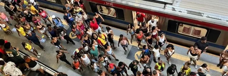 Metrô Bahia bate recorde e transporta 1,9 milhão de passageiros no Carnaval 2026