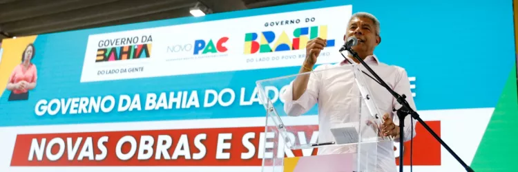 Com recursos de R$ 1,55 bilhão, Jerônimo Rodrigues autoriza mais de 670 obras na Bahia