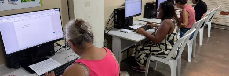 PM promove curso de inclusão digital para a comunidade do Nordeste de Amaralina