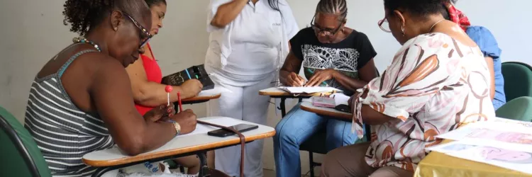 Atividade da Conder trabalha autoestima e saúde de mulheres da Cidade Baixa