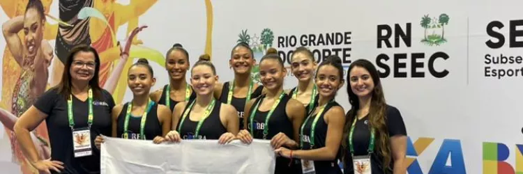 Destaques da ginástica rítmica da Bahia disputam o Campeonato Brasileiro com apoio do Governo do Estado