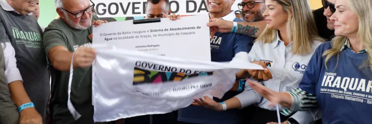 Governo do Estado inicia agenda em quatro municípios com entregas de infraestrutura e abastecimento de água em Iraquara