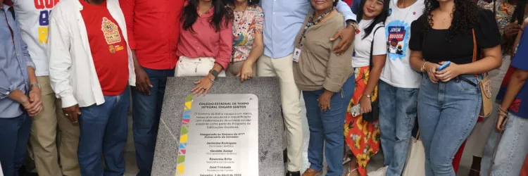 Modernização do Colégio Edgard Santos é entregue pelo Governo do Estado, em Salvador, nesta quarta (1º)