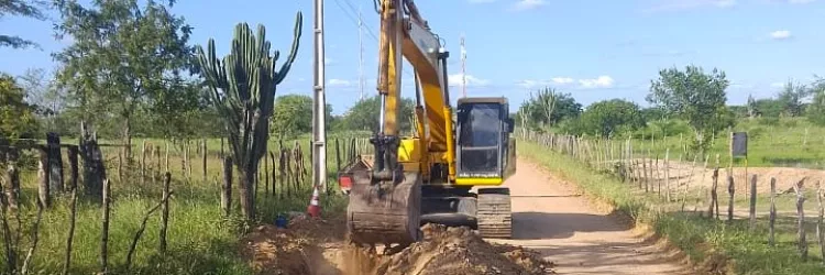 Nova adutora proporcionará segurança hídrica para população de Nova Fátima e Pé de Serra  