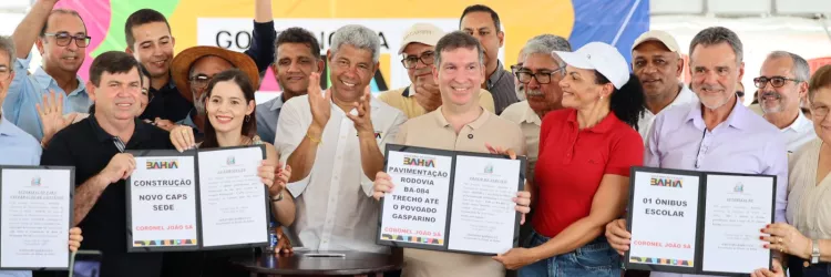 Coronel João Sá recebe investimentos em saúde, educação e infraestrutura