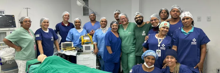 Profissionais do Hospital Regional Piemonte do Paraguaçu são capacitados para atuação integrada em emergências intraoperatórias