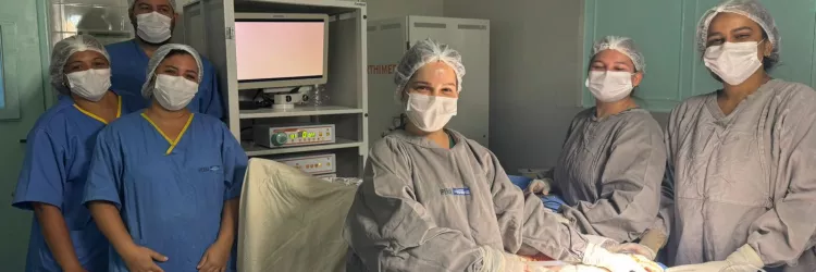 IPERBA realiza primeira cirurgia ginecológica por videolaparoscopia e avança na assistência à saúde da mulher