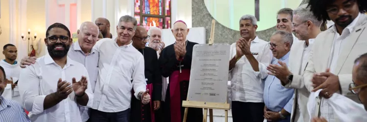 Governo do Estado entrega obra de restauração da fachada do Santuário Senhor dos Passos