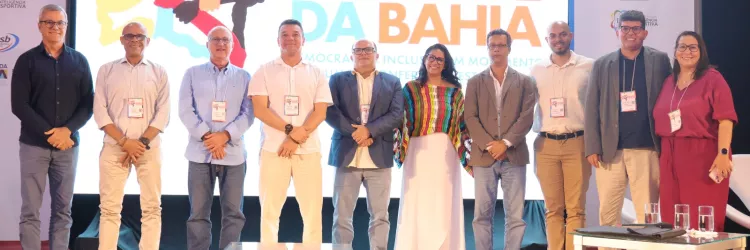 Gestores do Esporte da Bahia debatem conferência estadual, reestruturação do Sistema Nacional do Esporte e políticas públicas para a próxima década  Encontro reuniu representantes dos governos federal, estadual e municipal, além de dirigentes de federações esportivas e especialistas do setor  Das políticas públicas voltadas ao lazer às ações direcionadas ao alto rendimento, os desafios e perspectivas do esporte baiano estiveram em pauta nesta segunda-feira (15), durante o Fórum de Gestores do Esporte da Bah