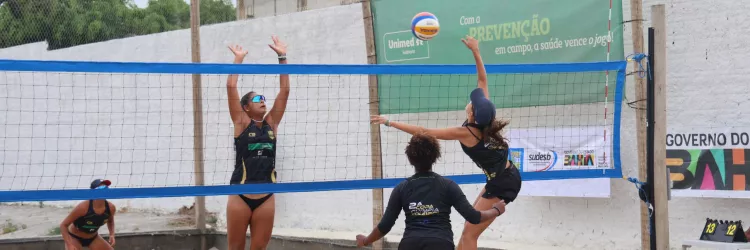 Circuito Baiano de Vôlei de Praia 2026 inicia neste final de semana em Buraquinho, Lauro de Freitas