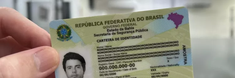 Governo da Bahia inicia emissão da nova Carteira de Identidade Nacional em policarbonato