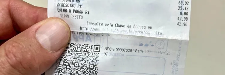 Compras feitas até o dia 31 de julho concorrem ao sorteio de agosto da Nota Premiada Bahia