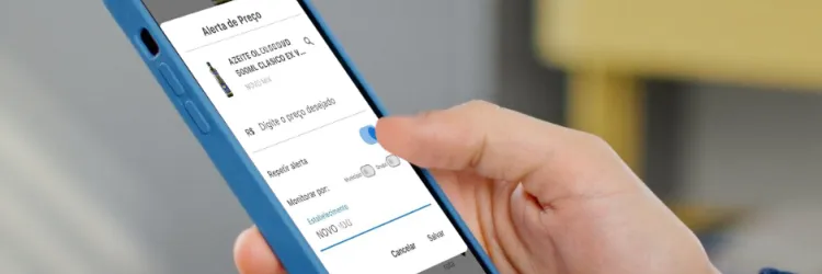 Saiba como programar alertas no aplicativo Preço da Hora e economizar na hora das compras