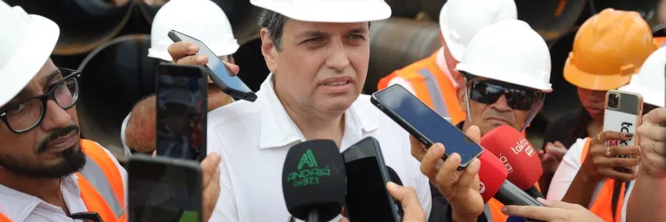 Imprensa acompanha avanço das obras da Ponte Salvador-Itaparica em Maragogipe