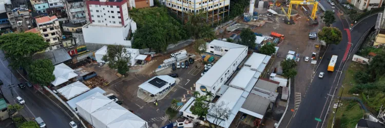 Obras metrô Lapa Campo Grande
