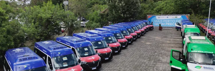 Municípios baianos são contemplados com 37 vans e duas unidades odontológicas móveis