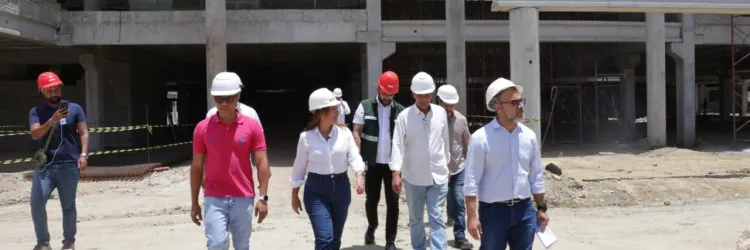 Com recursos do PAC, obras do Hospital e Maternidade Regional do Sisal avançam e chegam a 35%
