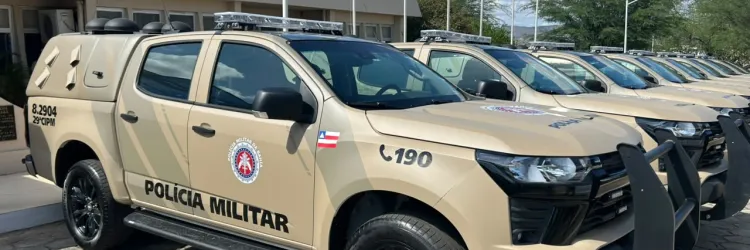 Novas viaturas da Policia Militar