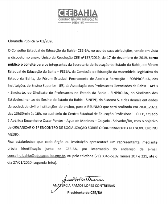 chamada pública 01/2020