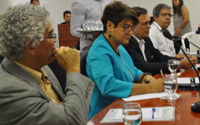 A convite da Presidente do Conselho Estadual de Educação da Bahia (CEE/BA), Anatércia Contreiras, o Secretário da Educação do Estado da Bahia, Walter Pinheiro, esteve presente à primeira Reunião Plenária do órgão no ano de 2017, realizada nessa segunda-feira (17/01). A sessão contou também com a participação do Subsecretário da Educação da SEC, Nildon Pitombo, e foi acompanhada pelos Conselheiros e servidores do CEE/BA.